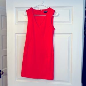 Neon pink Topshop bodycon dress- Size 6. Great condition